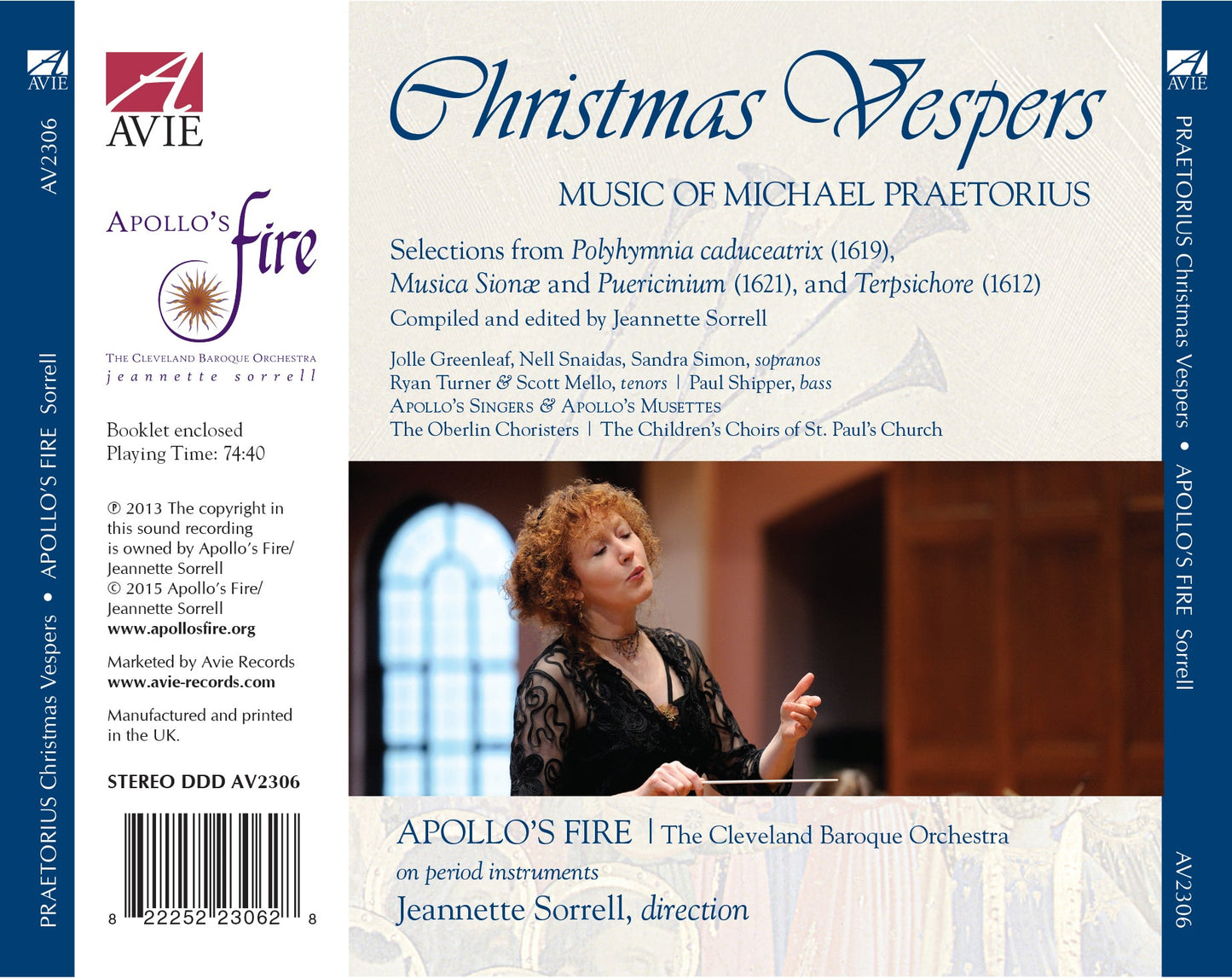 Christmas Vespers: Music of Michael Praetorius / Apollo's Fire