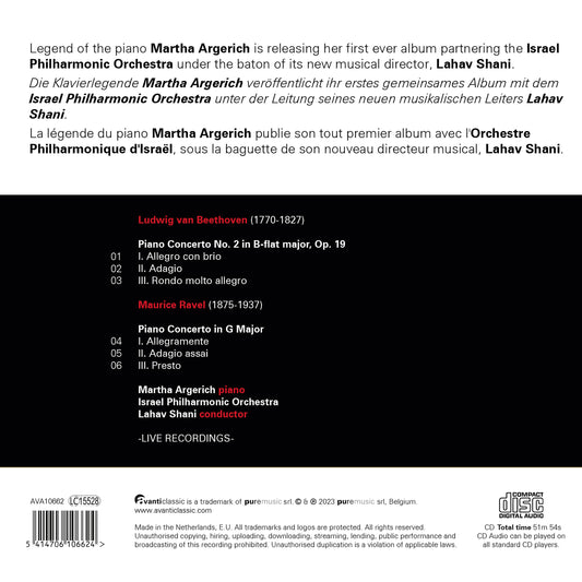 Martha Argerich Plays Beethoven & Ravel