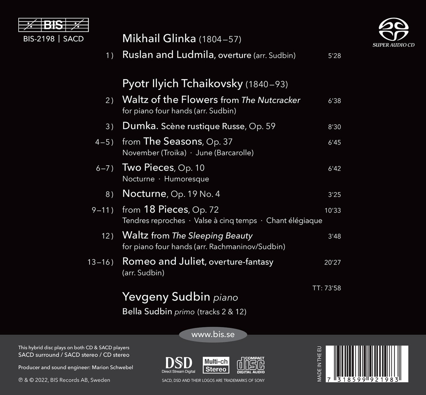 Romeo & Juliet - Tchaikovsky On The Piano