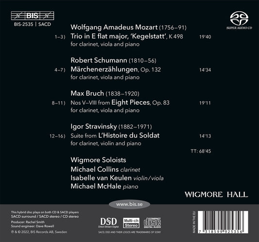 Bruch, Mozart, Schumann & Stravinsky: Clarinet Trios