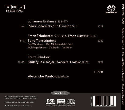 Alexandre Kantorow Plays Brahms & Schubert