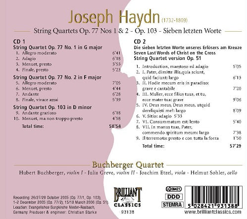V 3: STRING QUARTETS