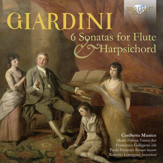 Giardini: 6 Sonatas For Flute & Harpsichord
