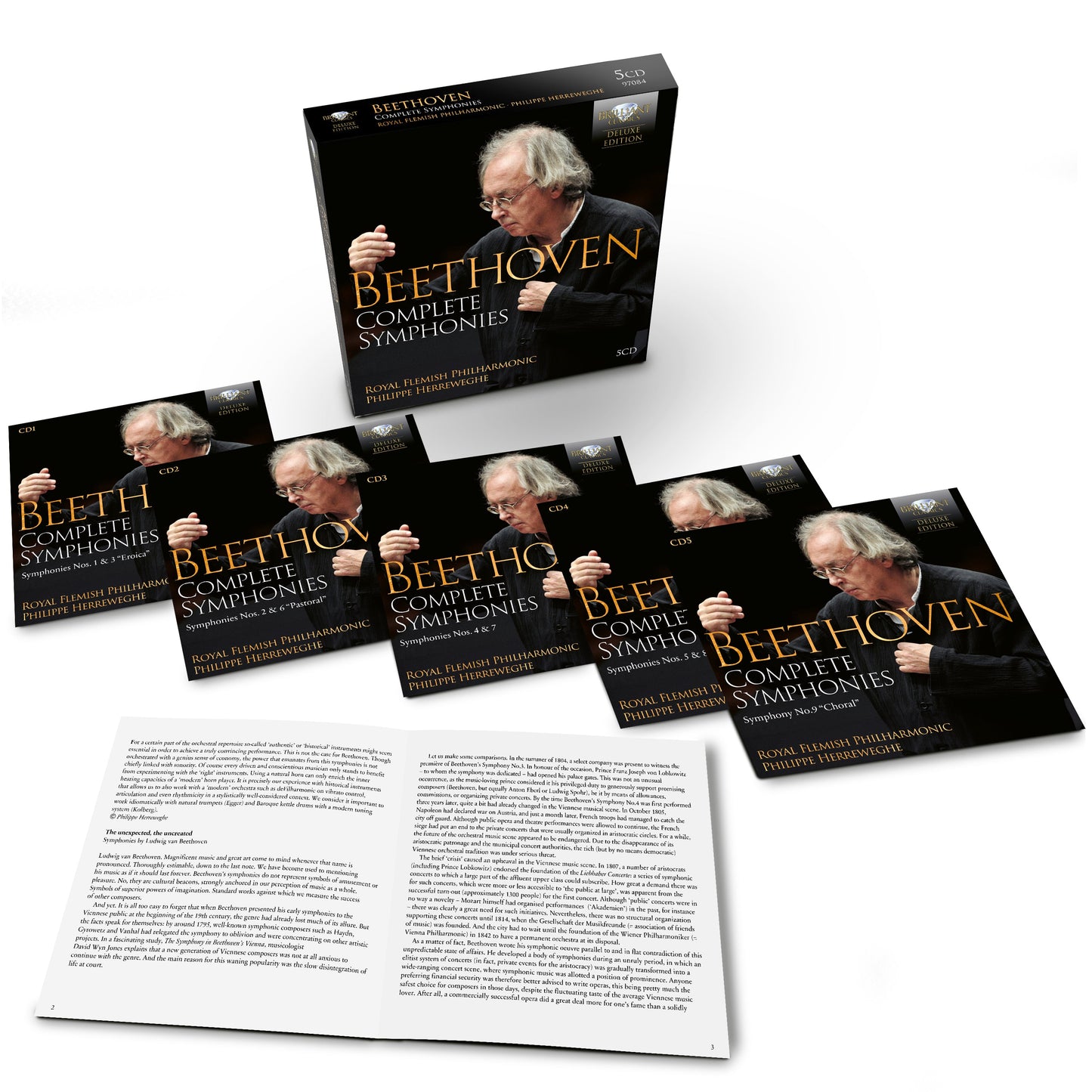 Beethoven: Complete Symphonies / Royal Flemish Philharmonic; Phillippe Herreweghe