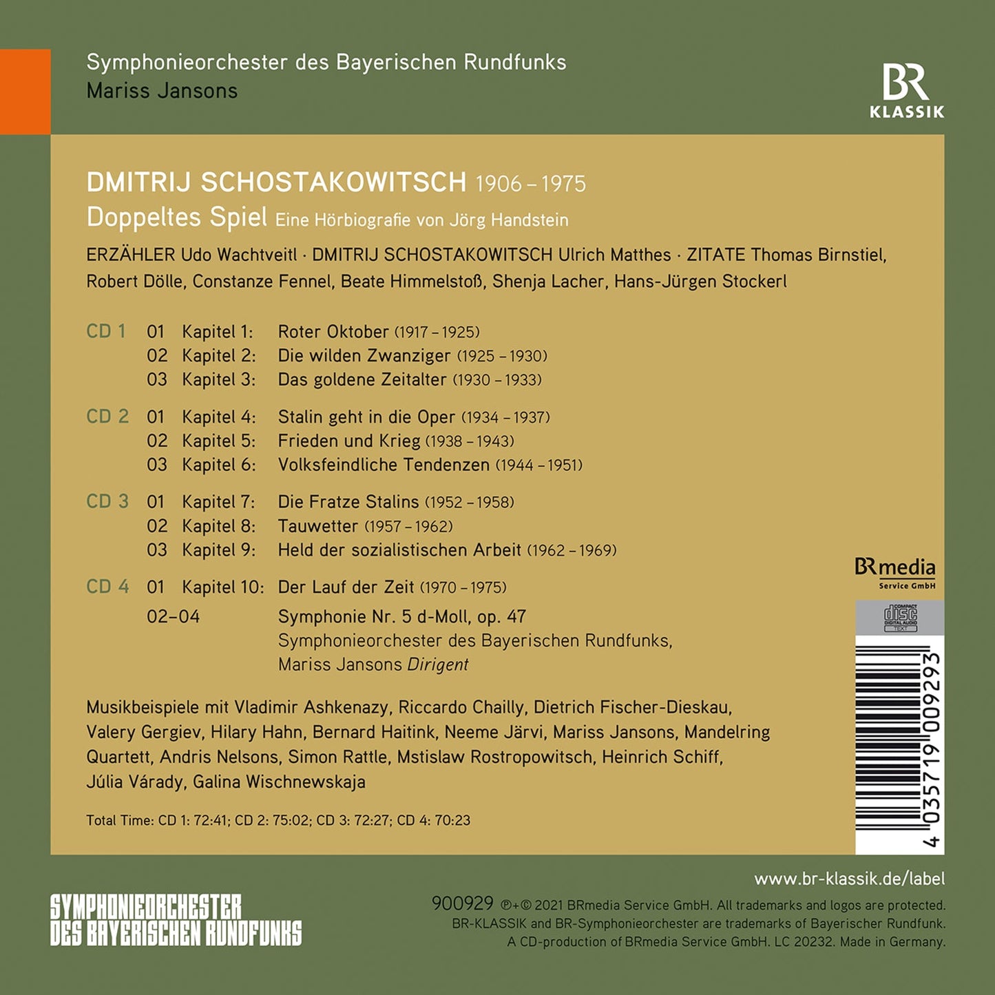Shostakovich: Doppeltes Spiel And Symphony No. 5 In D Minor,