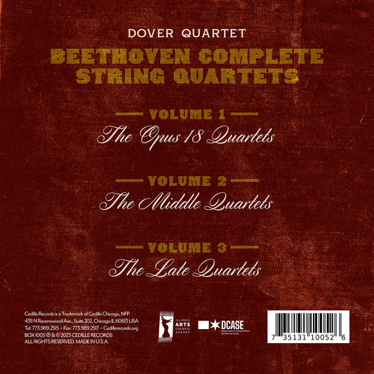 Beethoven: Complete String Quartets Dover Quartet