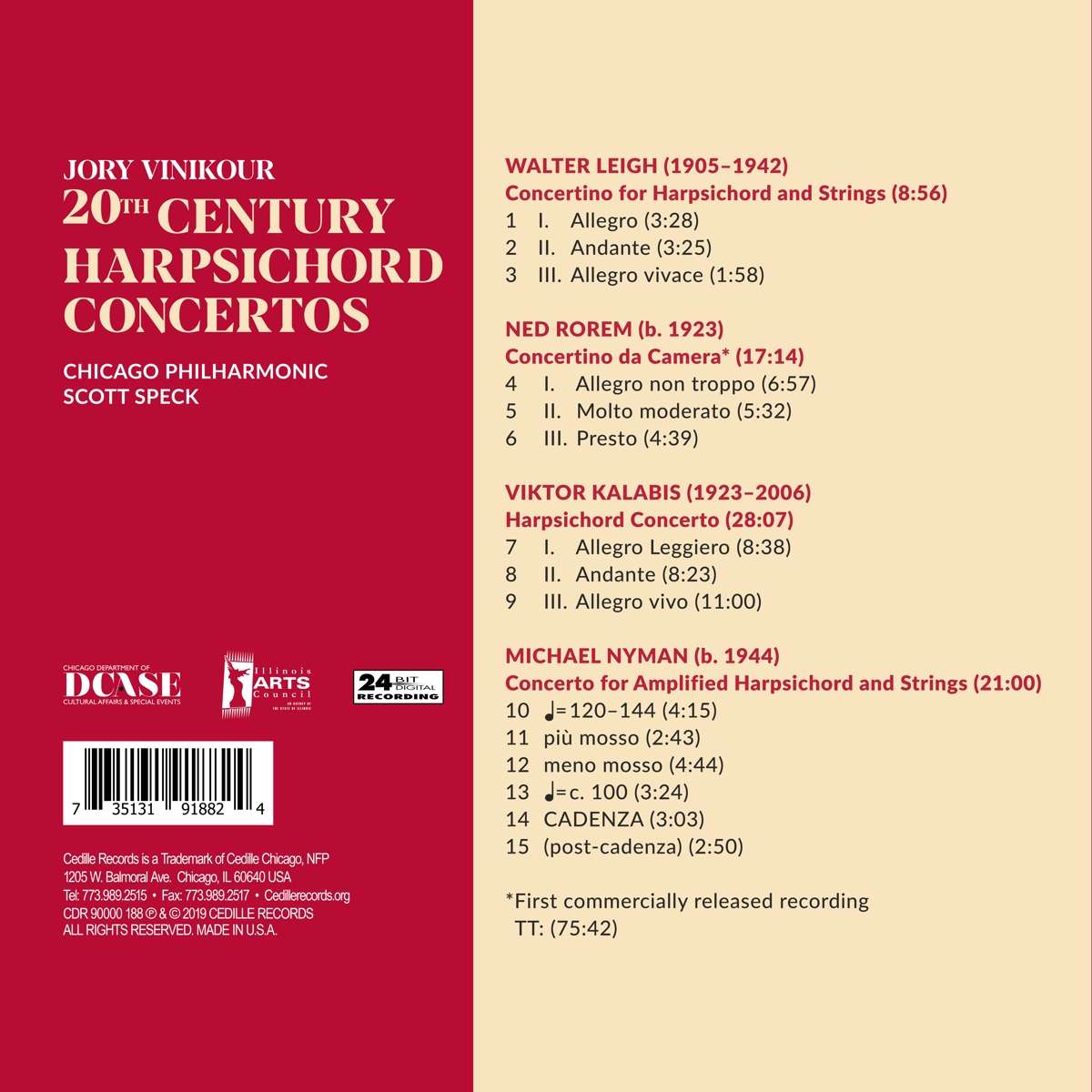 20th Century Harpsichord Concertos