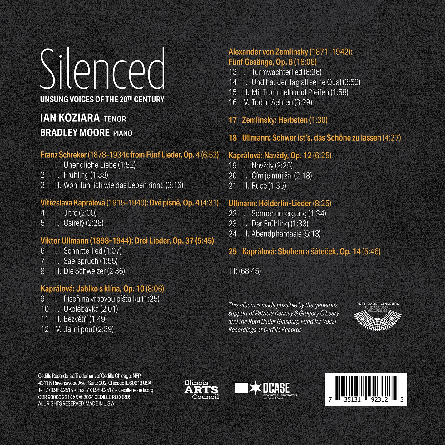 Silenced - Unsung Voices of the 20th Century