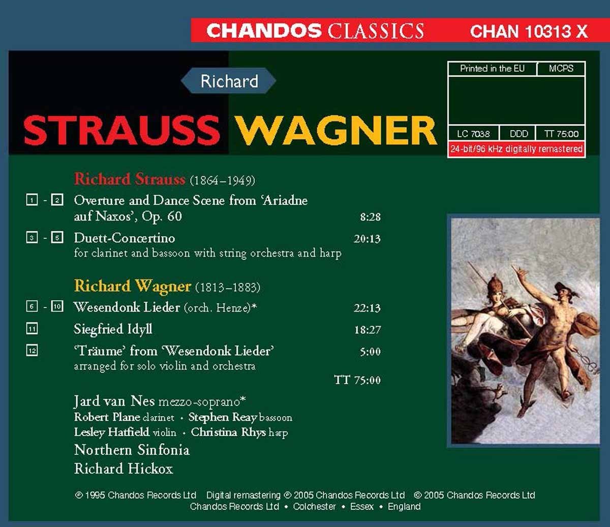STRAUSS: Ariadne auf Naxos / Duett-Concertino / WAGNER: Wese