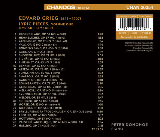 Grieg: Lyric Pieces
