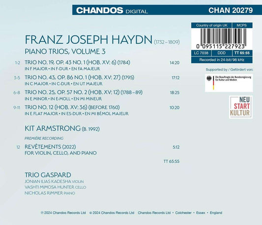 Haydn: Complete Piano Trios, Vol. 3