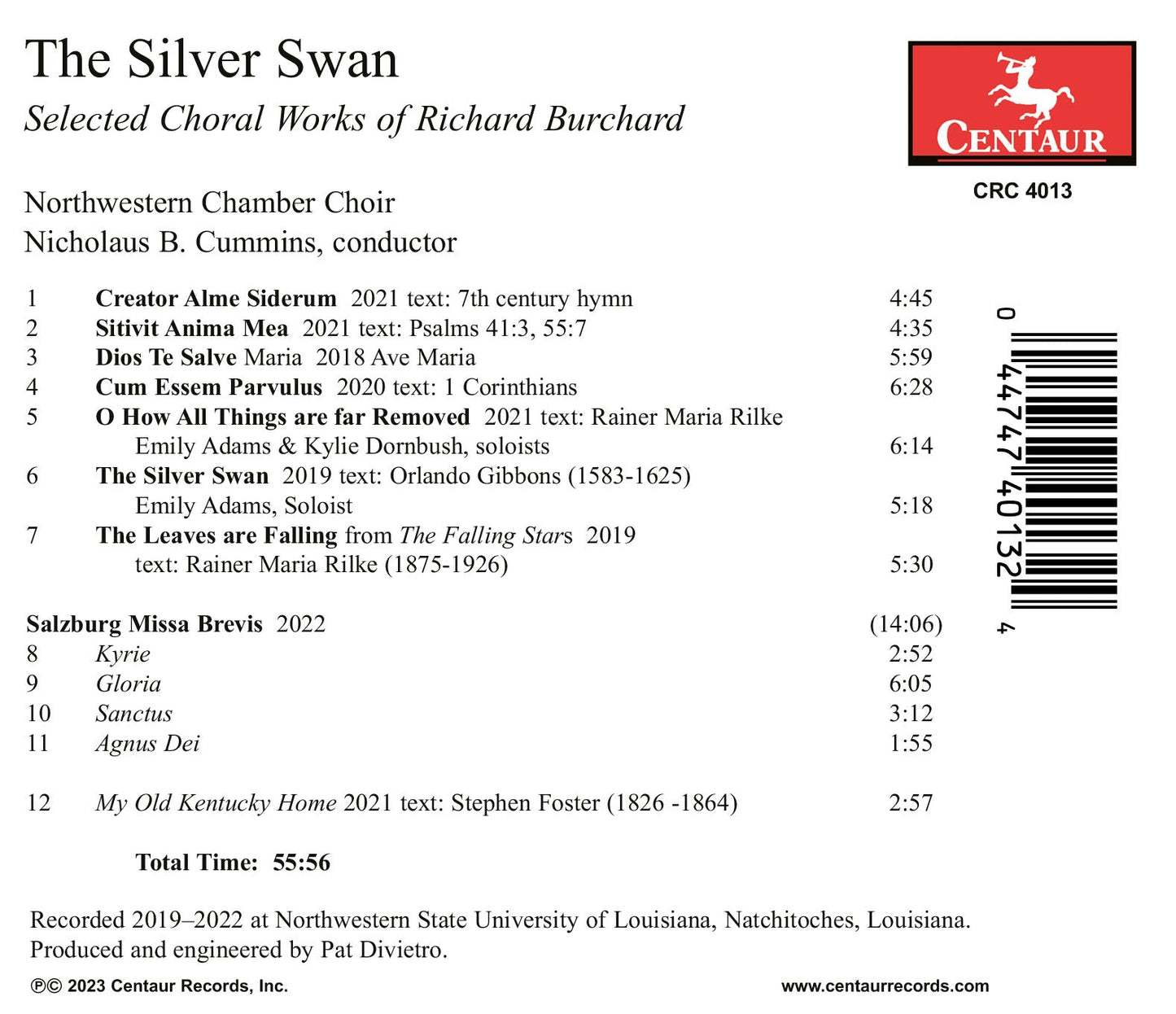 Burchard: The Silver Swan