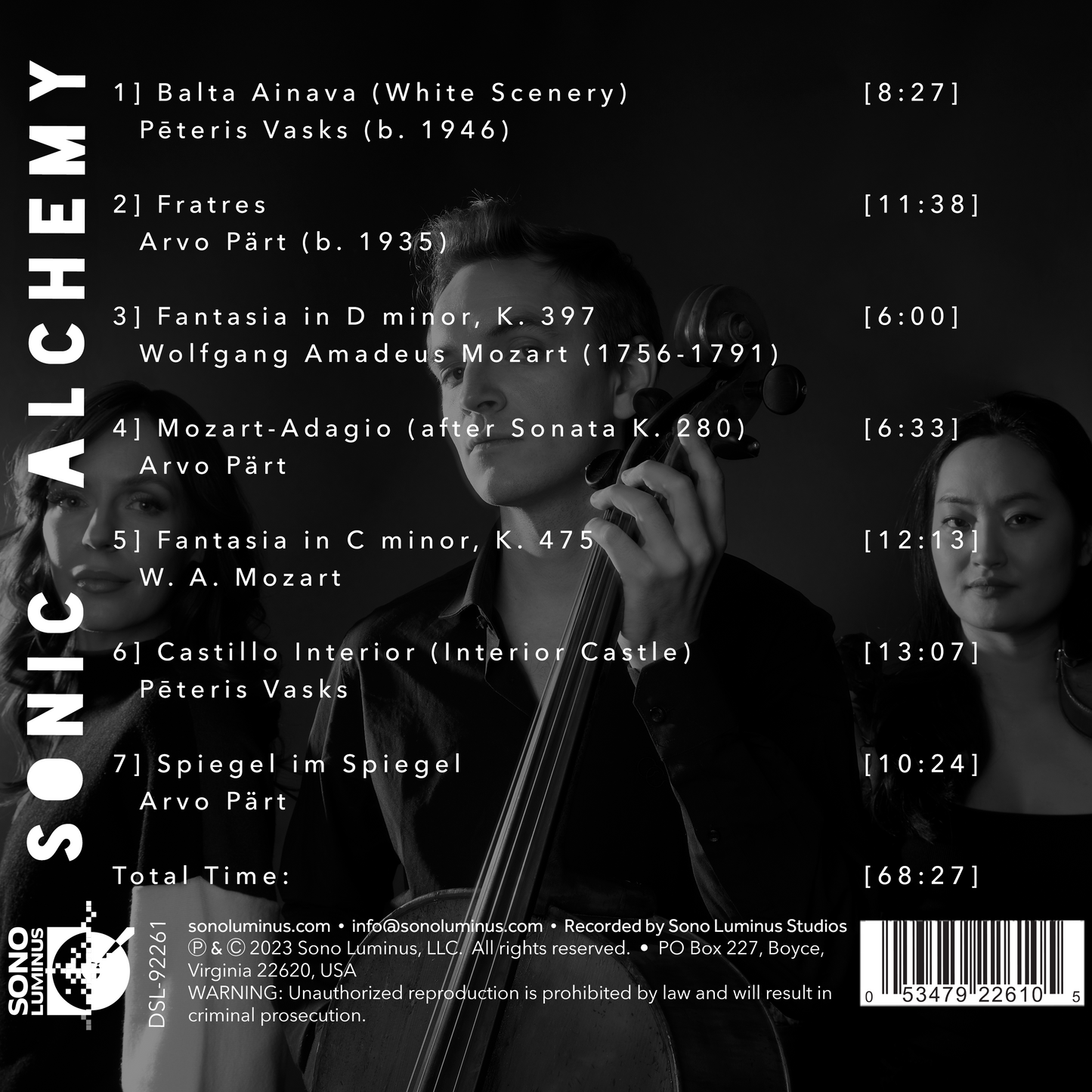 Sonic Alchemy / Kim, Itzkoff, Gajic