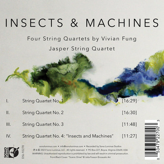 Fung: Insects & Machines Jasper String Quartet