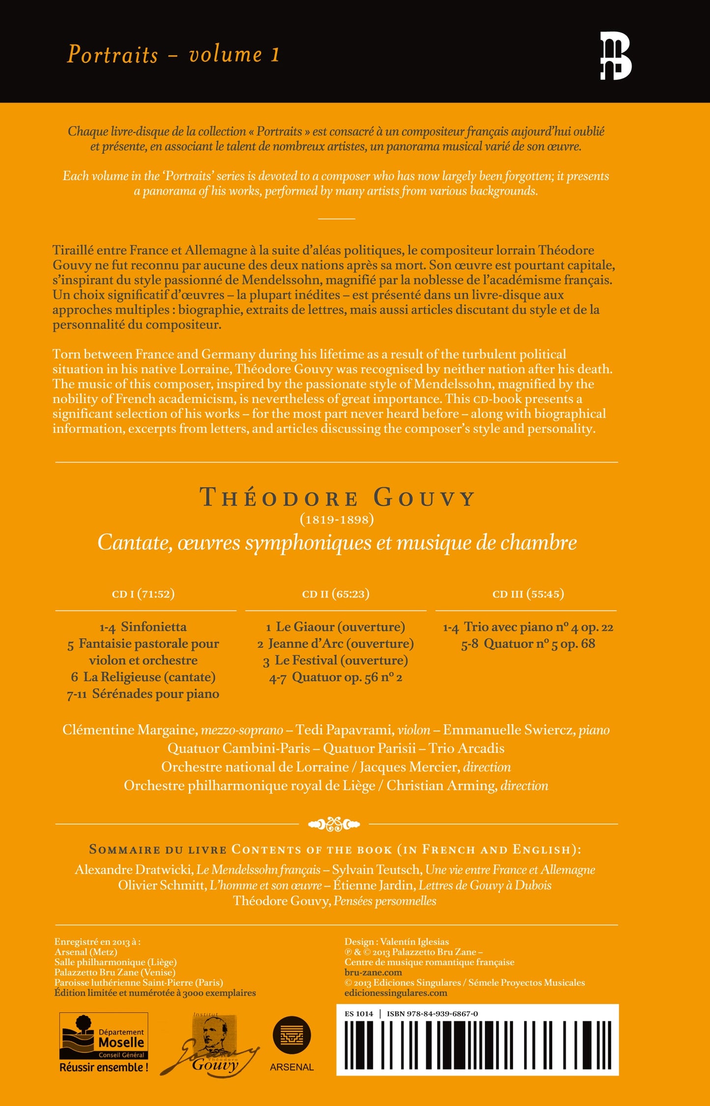 Gouvy: Cantate, œuvres symphoniques et musique de chambre (P