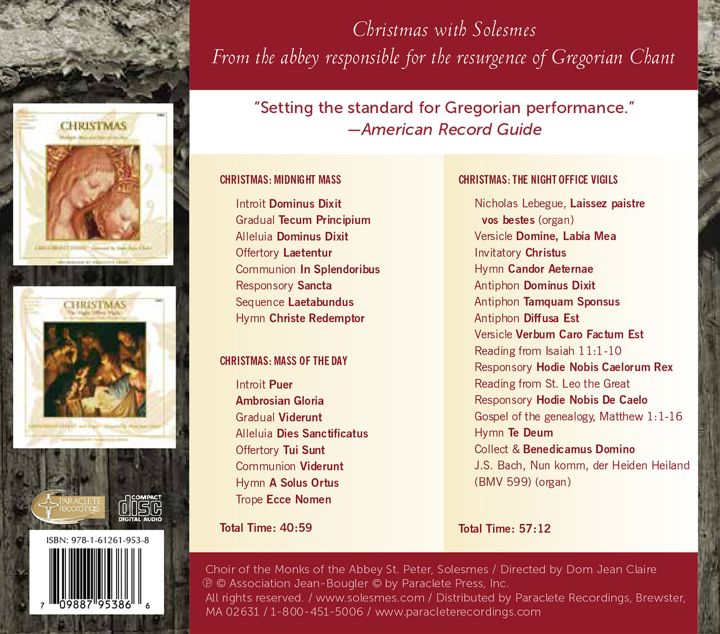 CHRISTMAS WITH SOLESMES SET