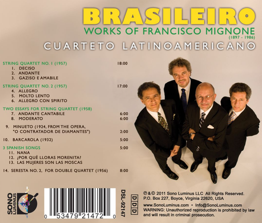 Brasileiro: Works of Francisco Mignone