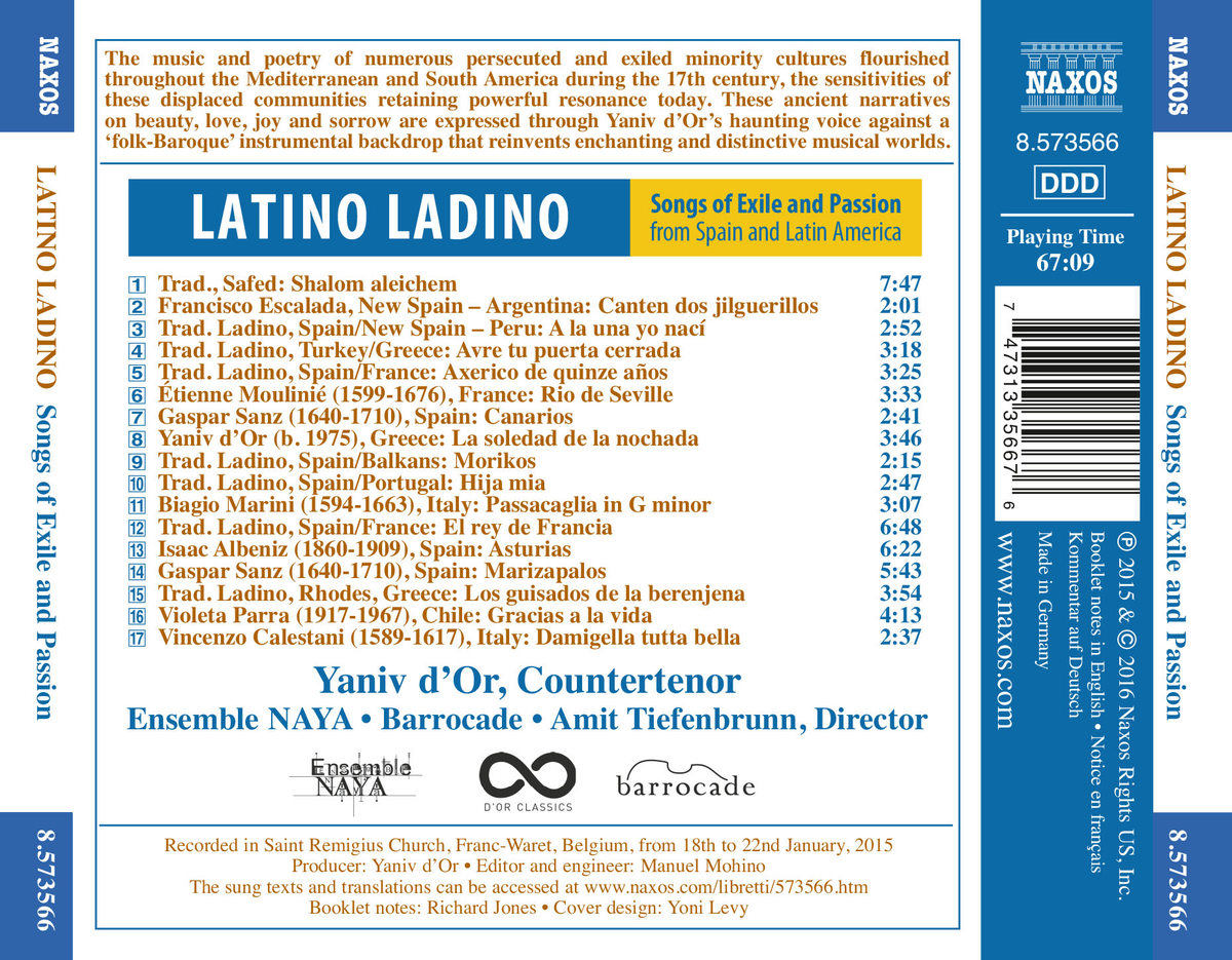 Latino Ladino: Songs of Exile & Passion