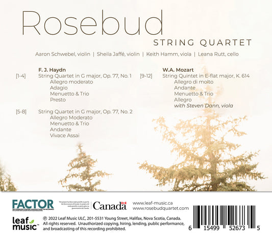 Haydn: String Quartet In G Major, Op. 77; Mozart: String Qui