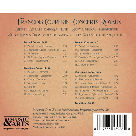 François Couperin: Concerts Royaux