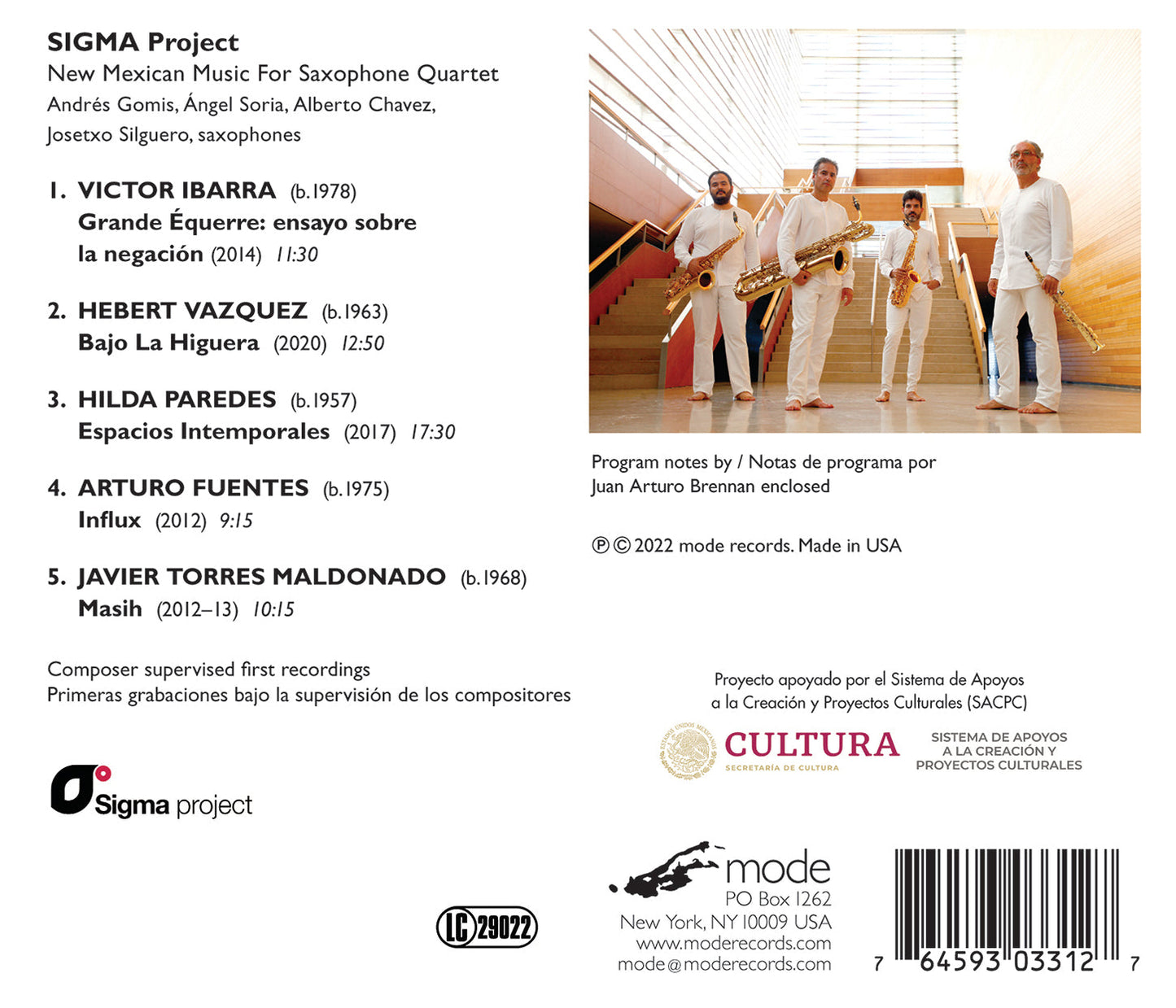 Fuentes, Ibarra, Maldonado, Paredes & Vazquez: New Mexican M