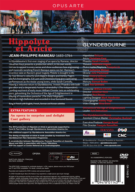 RAMEAU: HIPPOLYTE ET ARICIE