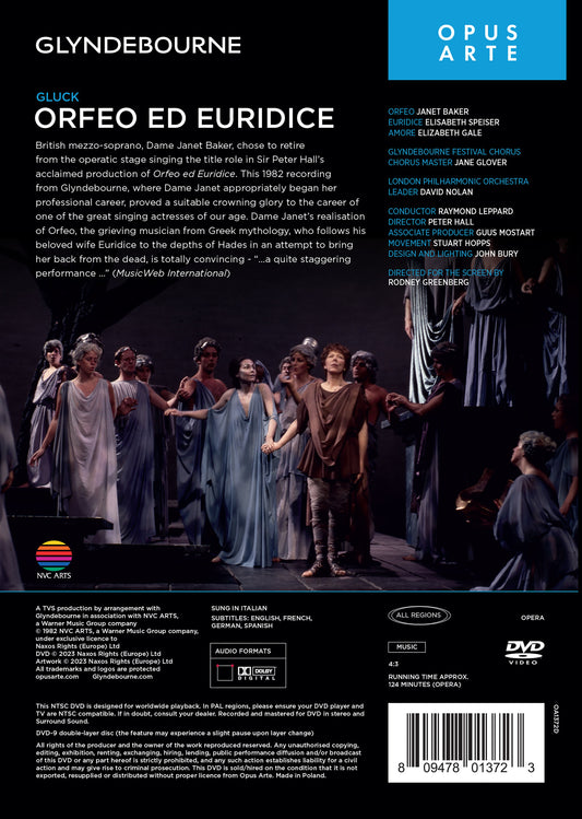 Gluck: Orfeo ed Euridice / Janet Baker et al., London Philharmonic Orchestra