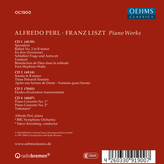 Alfredo Perl: Liszt Piano Works