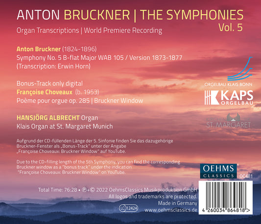 The Bruckner Symphonies, Vol. 5