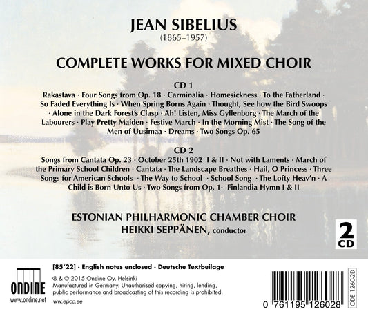 Sibelius: Complete Works for Mixed Choir