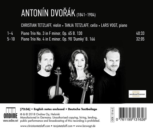 Dvorák: Piano Trios Nos. 3 & 4
