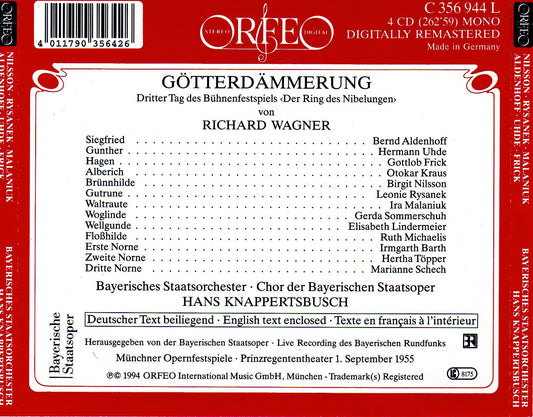 Wagner: Götterdämmerung, WWV 86D