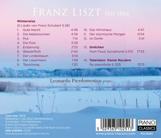 Liszt: Winterreise (After Schubert), Totentanz, Gretchen