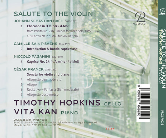 Timothy Hopkins: Salute to the Violin