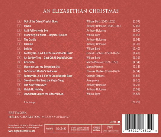 An Elizabethan Christmas: Byrd, Holborne, Gibbons, Peerson,