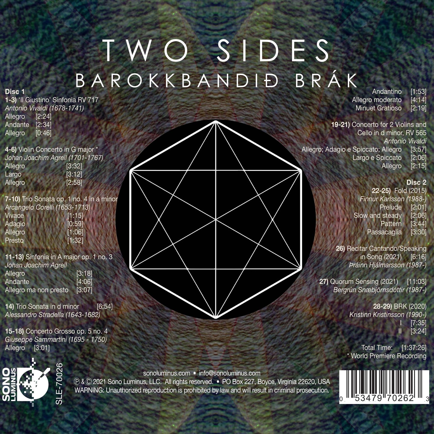 Two Sides / Barokkbandið Brák