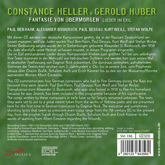 Fantasie Von Übermorgen - Songs In Exile