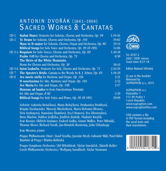 Dvorák: Sacred Works and Cantatas