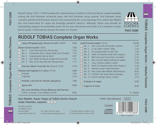 Tobias: Complete Organ Works