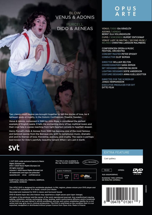 Blow: Venus & Adonis; Purcell: Dido & Aeneas