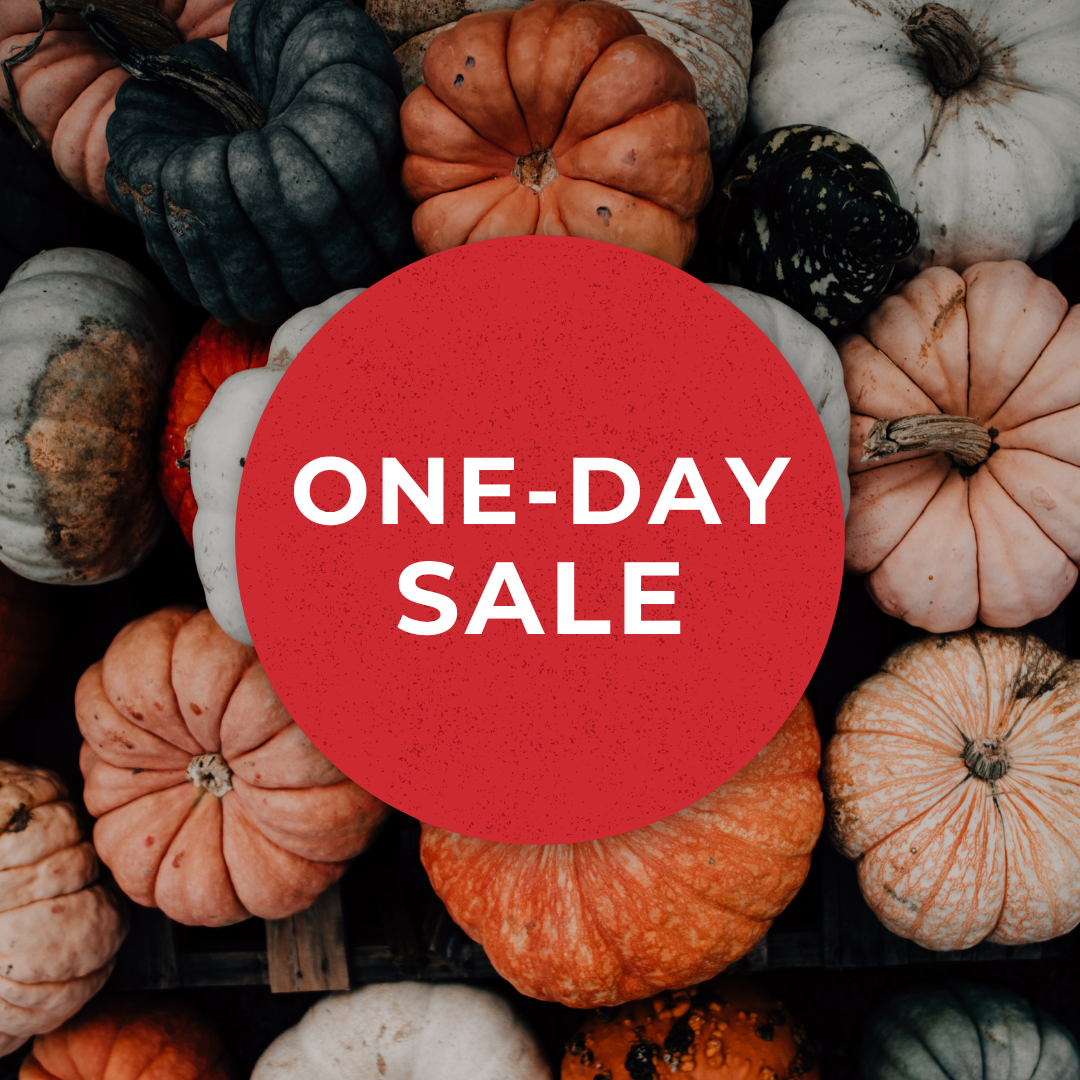 One-Day Sale | September 29th, 2026