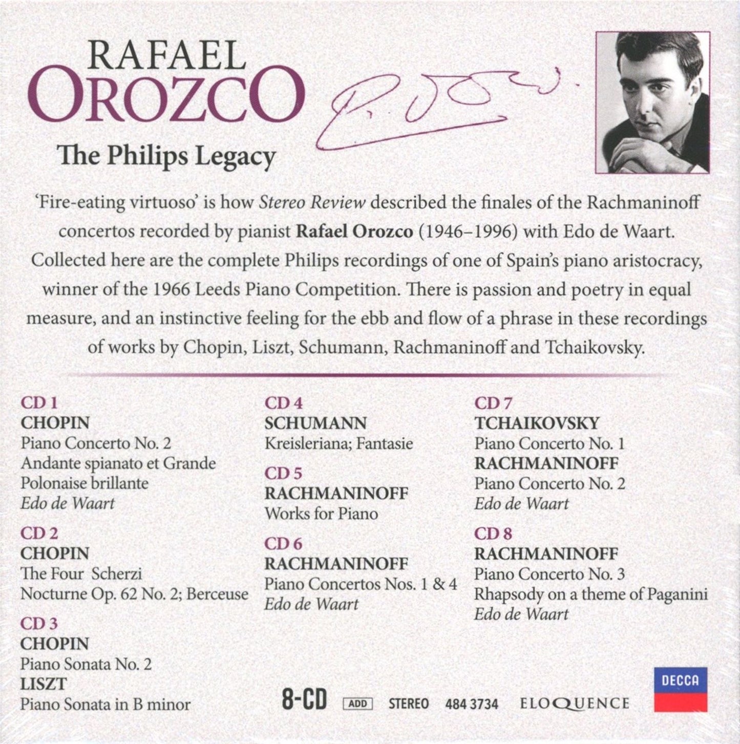 RAFAEL OROZCO: THE PHILIPS LEGACY