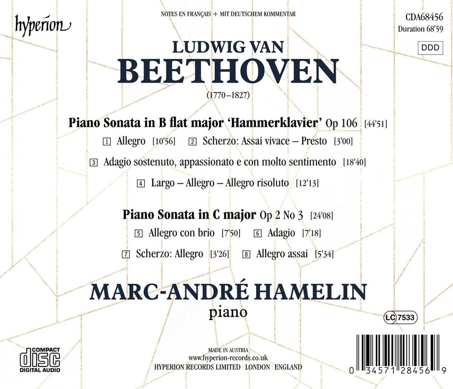BEETHOVEN: HAMMERKLAVIER