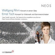 Rihm: Konzert In Einem Satz; Toch: Cello Concerto / Tanja Tetzlaff