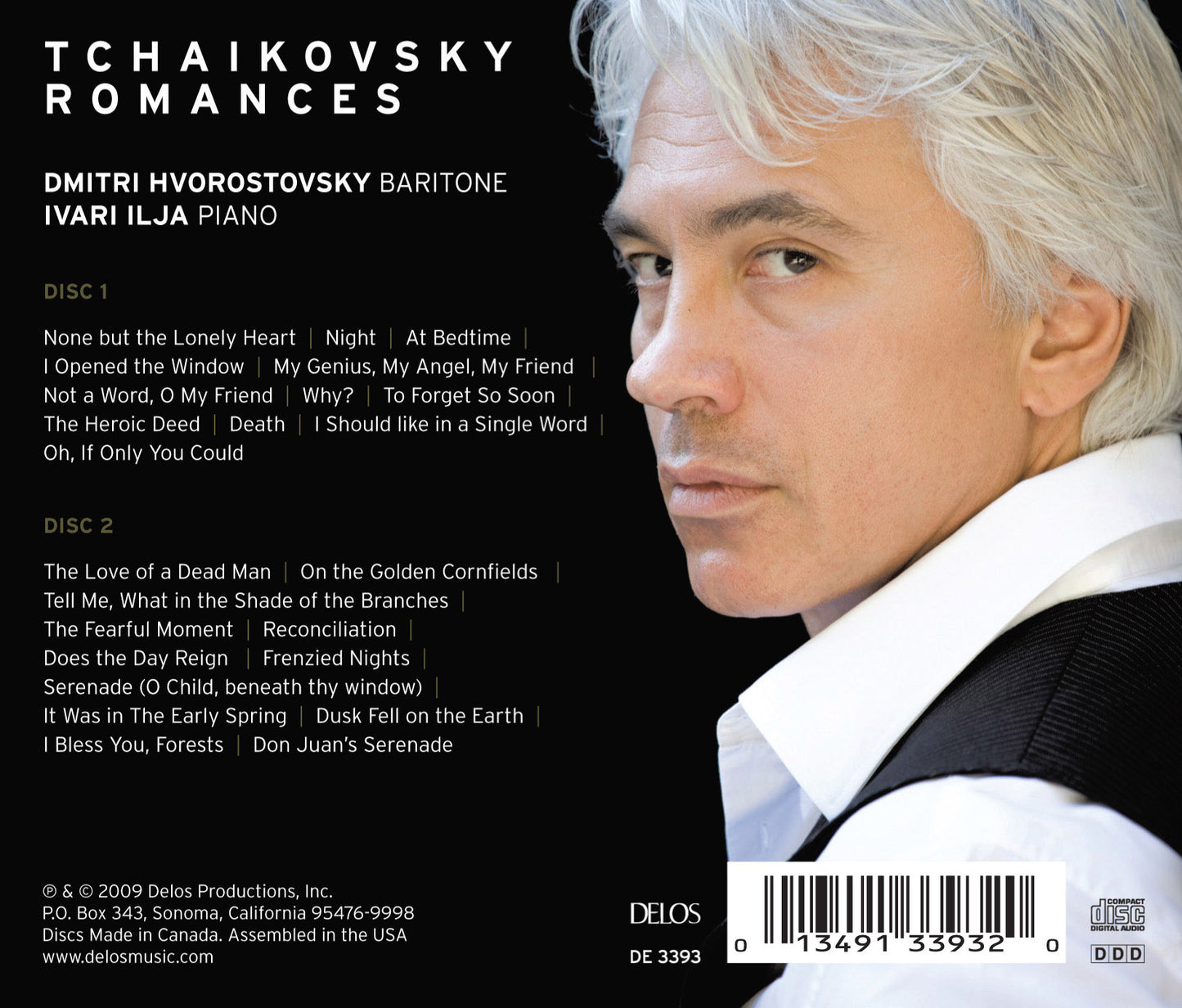 Hvorostovsky, Dmitri: Tchaikovsky Romances
