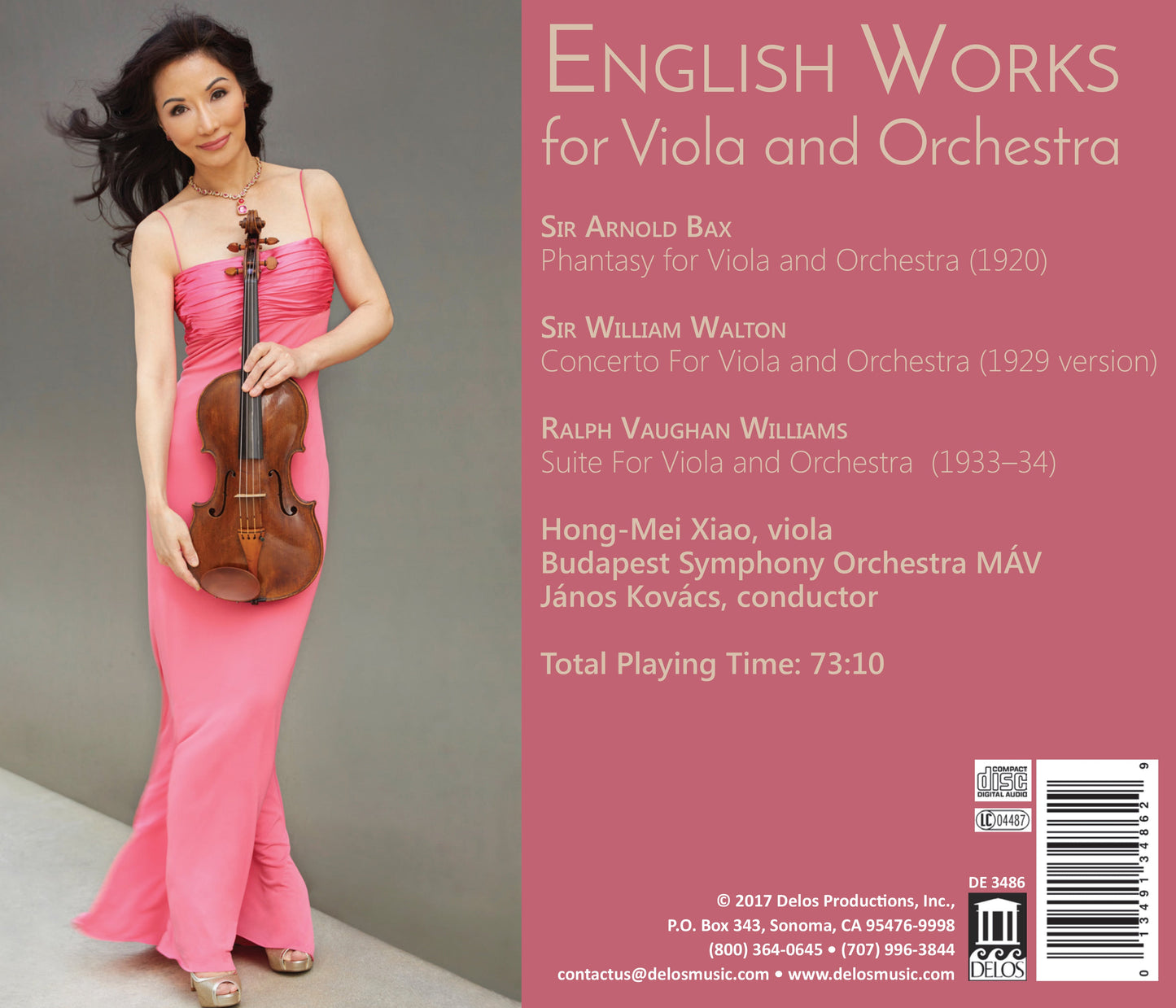 English Works for Viola & Orchestra