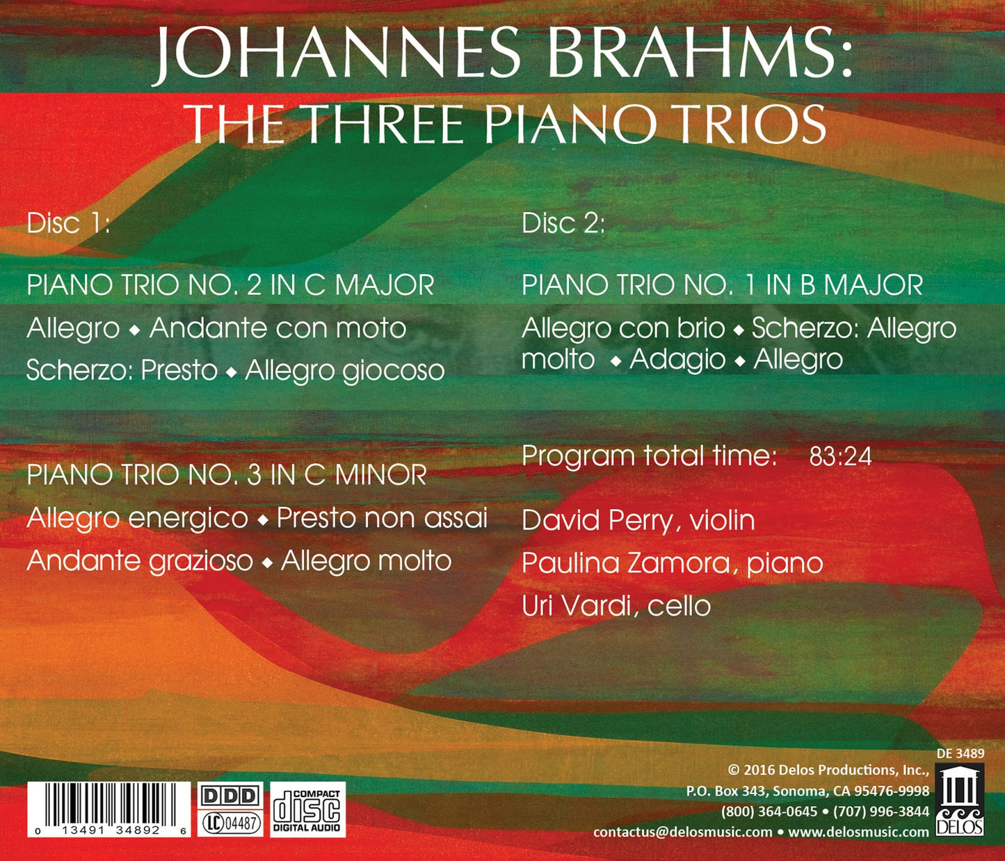 Brahms: The 3 Piano Trios