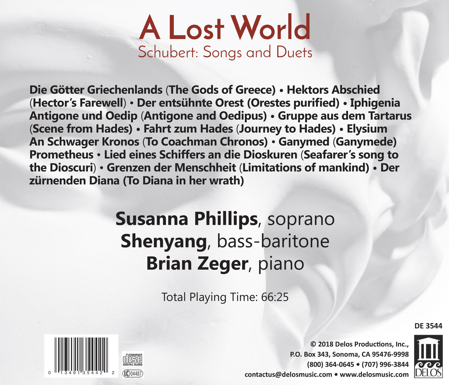 Schubert: A Lost World - Songs & Duets