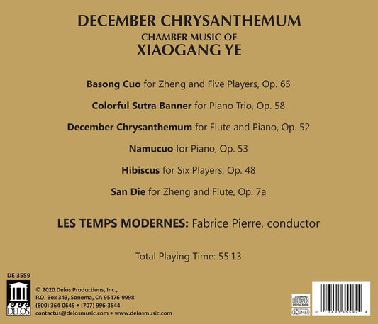 December Chrysanthemum - Chamber Music of Xiaogang Ye