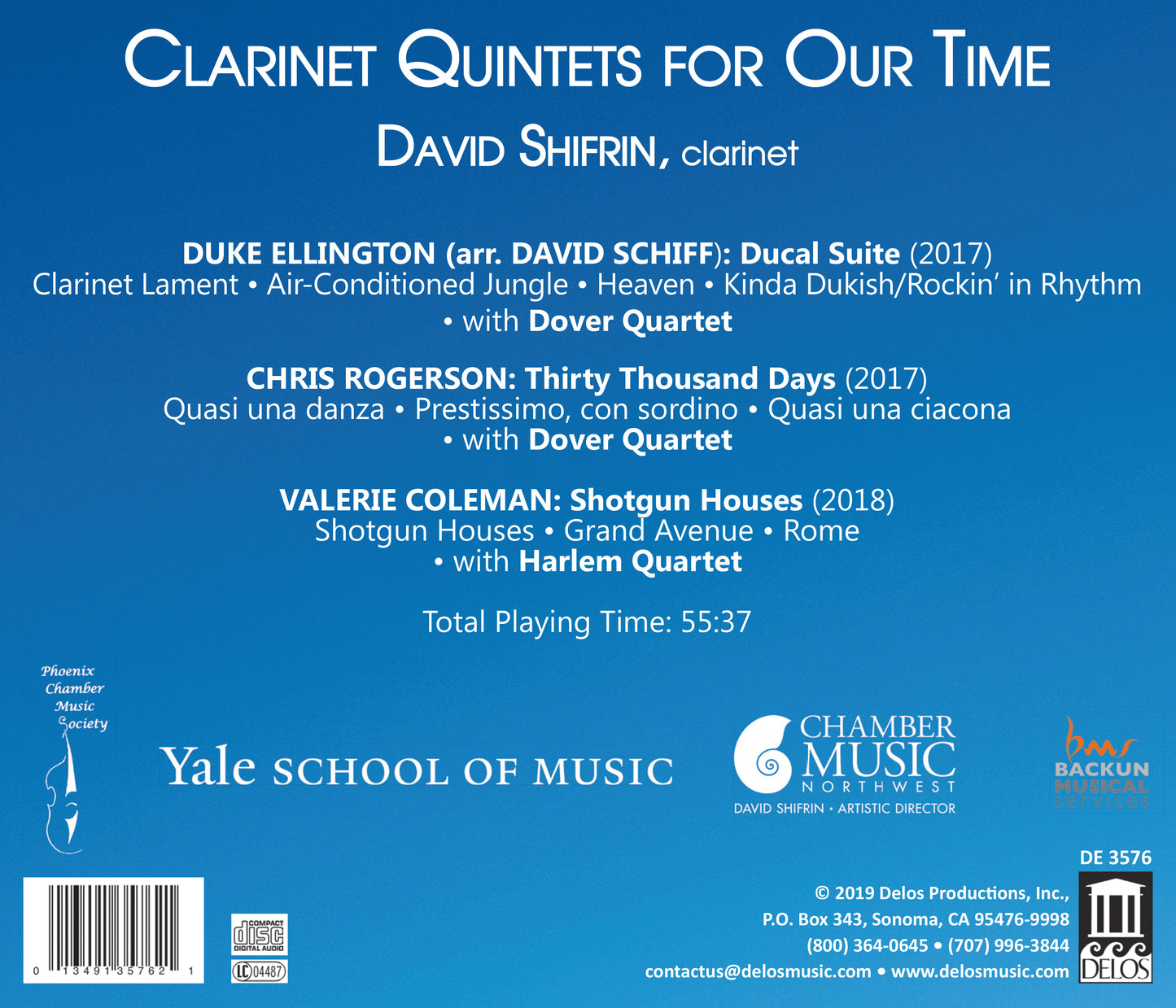 Clarinet Quintets For Our Time - Chamber Music Of Northwest